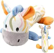 Baby Rattle Toys, Cartoon Animal Plush Hand Rattles Set, Soft Sensory Development Toys for Newborns and Infants Promoting Early Learning, Stroller, Crib, Playtime, Bedtime, Travel