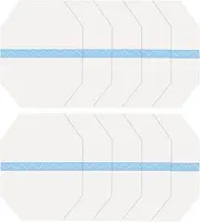 Body Prevention Tape, Anti Shafing Transparent Friction Tape, Octagonal Invisible Anti Friction Skin Tape Sticker Paste for Thigh, Arm & Heel
