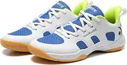 [JiuQing] Men's Badminton Shoes Non-Slip Training Shoes Damping Breathable for Volleyball Pickleball Tennis