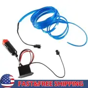 2m Blue LED Car Decorative Interior Atmosphere Wire Strip Light Accessories (for: Porsche)