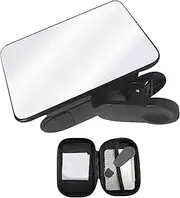 Whnbuij Reflection on Phone Camera Mirror - Glass Mirror Clip for Phone Camera, Creative Adjustable Photo Tool Clip for Cameraman, Photographer, Vlogger