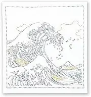 Olympus Thread OLY-SK408 Sashiko Thread (Fine) Dedicated Sashiko Flower Dish Towel Kit 306 Views Off Kanagawa