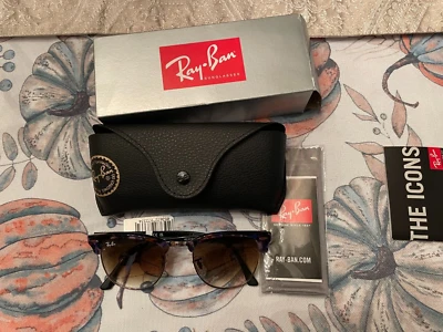 Ray-Ban RB3016 Clubmaster Acetate Sunglasses - Includes Black Case
