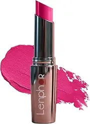 [LENPHOR] Treasure Matte Lipstick, Long Lasting Lipstick for Professional Cosmetics for Women, Creamy Soft Lip Stick, Long Lasting, Moisturizer Lip Gloss, Lipsticks for Women & Girls, Pink Romance , 3gm