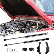 BESTAOO Front Hood Lift Supports Shocks for 2018-2024 Jeep Wrangler JL Gladiator JT Accessories, Struts Gas Springs Shocks Compatible with Ford Bronco 2021 2022, Pack of 2