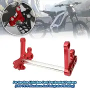 FOR Sur-Ron light bee for Segway pedal fixing bracket support rod aluminum RED