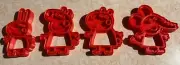 Peppa Pig cookie cutter (set of 4)