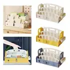 Kids Bookshelf 3 Tier Toy Storage Organizer Kids Book Rack for Bedroom Gifts