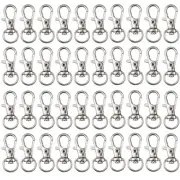 Metal Swivel Lanyard Snap Hook, Key Chain Swivel Hook Lobster Claw Clasp (Sma...