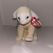 TY BEANIE BABY BABIES “FLEECIE” the Lamb 2000 w/ Tag Sheep New!! Easter, Spring