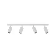 GU10 Exterior Adjustable Head 4 Light Spotlight White IP44 - PG4BARWH