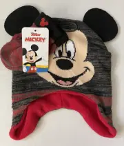 Disney Jr Mickey Mouse Hat and Mittens Todder Size OSFM Child's 2 Pc Set NWT