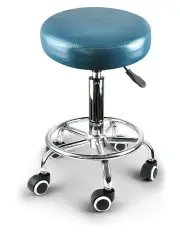 [Levede] 2x Salon Stool in Teal