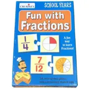 Learn FUN FRACTIONS Educational MATHS GAME TOY 28 pcs Puzzle HOMESCHOOLING