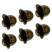 Pull Cord End,Blind Cord Metal Bead Light Flower Type Pull Ends Bronze,6pcs