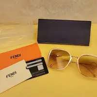 在飛比找PopChill優惠-[二手] Fendi 側Logo 墨鏡/太陽眼鏡