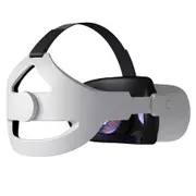 Head Strap Compatible for Quest 2 Accessories Enhanced Support with Head Cushion Replaces Elite Strap Comfort - White