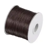 Beading Thread Bracelet Weave Craft Cord 0.8mm 159M/Roll, Dark Brown