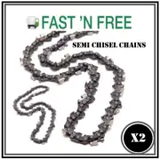 Chainsaw Chain Suit Fit For Baumr-AG 62cc 20 Inch Bar (2 x Chains)