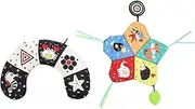 Prone Black and White B for Babies Bed Pillows Cotton Tummy Time Educational Tummy Time Colorful Pp Cotton