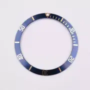 Blue 39.5mm Aluminium Watch Bezel Insert Fit for Automatic SUB/GMT Watch