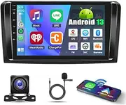 Android 13 Car Stereo Radio w/CarPlay &Android Auto for Mercedes Benz ML GL Class W164 X164 ML350 ML500 GL350 GL450, 9 Inch Car Stereo Replacement, 2+ 32G, with Bluetooth WiFi FM GPS Mirror Link