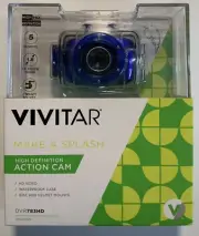 Vivitar High Definition Action Cam Waterproof Camera DVR783HD Blue