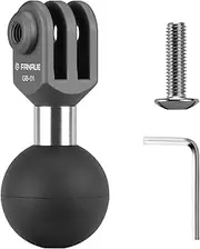 FANAUE GB-01 Action Camera Universal Ball Adapter Interface 1" Ball Assembly,Compatible with GOPRO Hero 9/10/11 and Other Brands of Action Cameras