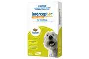 Interceptor(TM) Spectrum Heartworm & Worms for Dogs 4 - 11kg - 6 Pack