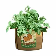 Panacea Potato Grow Burlap Bag - Lined w Plastic Retain Water Base Drainage Hole
