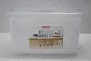 Art & Cook 8 Piece Nested Storage Container Bins Set Stack Space Saving Pack