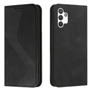 Samsung Galaxy A13 5G Case, PU Leather Flip Cover Magnetic Closure Wallet Card Slots Stand Case - Black