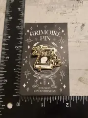 Fairyloot Enamel Spellbook Pin Grimoire Pin Designed by @No0neDesigns ta