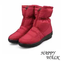 在飛比找森森購物網優惠-【happy walk】雪靴 輕量雪靴/輕量雙層防水防滑加厚