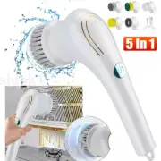 Electric Cordless Cleaning Brush Spin Scrubber Turbo Scrub Cleaner For Bathroom