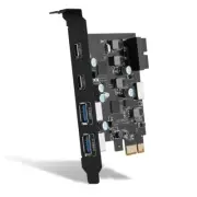 ULS-6210 6-Port USB PCIe Card PCI Express to Type C(2), USB Type-A(2)5564