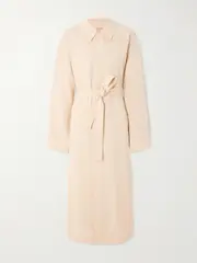 [LEMAIRE] LEMAIRE - Belted Wool-blend Trench Coat - Neutral - FR 40 FR 40 Neutrals
