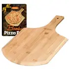 Pizza Peel 12 Inch, Natural Pizza Peel Pizza Paddle Spatula Oven Accessory fo...