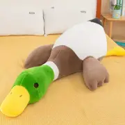 Duck Plush Toys Fluffy Sleep Pillow, Cute Animal Stuffed Swan Goose Soft Dolls F