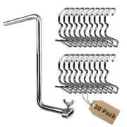 20 PCS Fence Wire Tightener Tool Barb Wire Fence Tensioning Tool