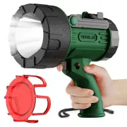 YIERBLUE Rechargeable Spotlight Flashlight, 1000,000 High Lumen LED Spotlight...