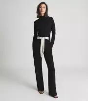 Reiss ‘Ada’ Bow Back Jumpsuit - AUS12 - BNWT