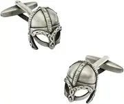 [JYHLSHBA] Cufflinks For Men 1 Pair Of Vintage Warrior Helmet Cufflinks Mask Cufflinks Men'S French Shirt Cufflinks