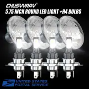 4PCS 5-3/4" 5.75" LED Headlights Hi/Lo Beam For Corvette Chevelle (for: Fiat)