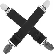 DECOMELODY Adjustable Elastic Boot Clips Windproof Pants Fasteners for Cycling Outdoor Activities Unisex Pants Holders for Secure Fit Against Water