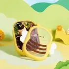 Bee shape Divides Lunch Box Cute Lunch Container Portable Food Container Kids