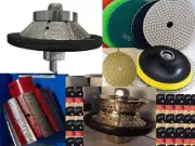Zero Tolerance Grinding Drum 1" Full Bevel Bullnose Router Pad stone Concrete