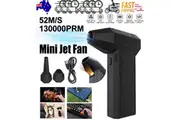 130000 RPM Powered Mini Jet Fan Dry Fan Mini Blower Turbo Fan Multifunctional