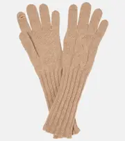 [Loro Piana] Loro Piana My Gloves To Touch cashmere gloves XS beige