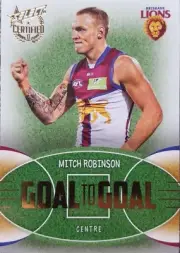 2017 AFL Select CERTIFIED - GOAL to GOAL (GG8) - Mitch ROBINSON #139 Lions